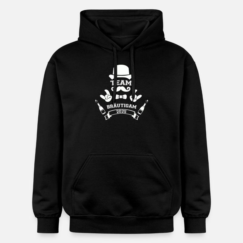 Équipe Groom 2025 - Sweat à capuche Softstyle® Gildan Unisexe - noir