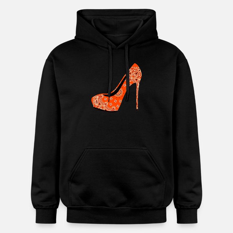 Stöckelschuh - Gildan Unisex Softstyle® Midweight Hoodie - Schwarz