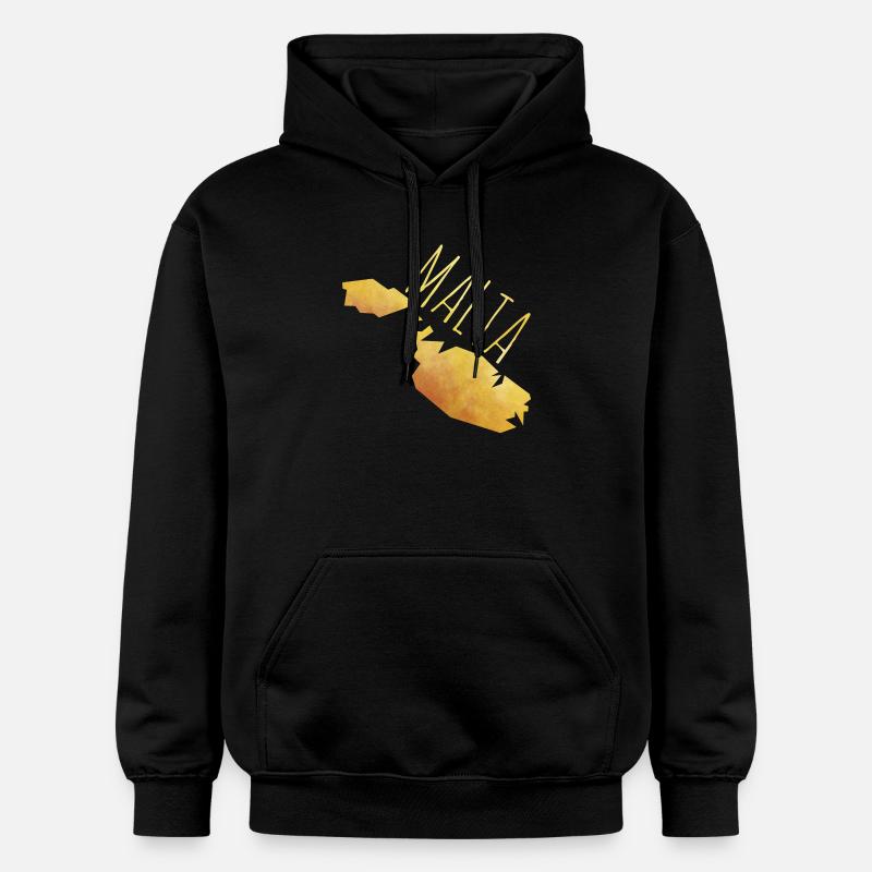 malta - Sweat à capuche Softstyle® Gildan Unisexe - noir