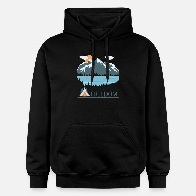 tente - Sweat à capuche Softstyle® Gildan Unisexe - noir