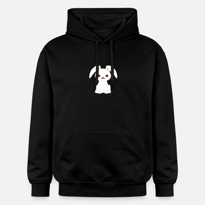 Lapin Lapin Lapin Lapin Lapin - Sweat à capuche Softstyle® Gildan Unisexe - noir