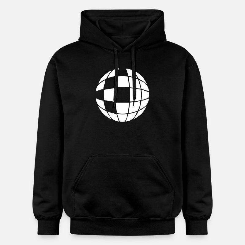 Diskokugel Disko Kugel - Gildan Unisex Softstyle® Midweight Hoodie - Schwarz