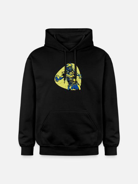 Amerikansk fodboldhelt quarterback vinder vintage - Gildan Softstyle® Midweight unisex-hoodie - sort
