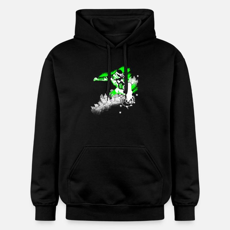 snowboardist - Sweat à capuche Softstyle® Gildan Unisexe - noir