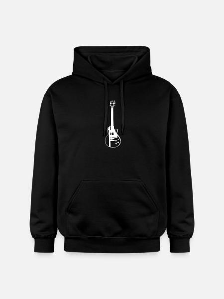 E-Gitarre - Gildan Unisex Softstyle® Midweight Hoodie - Schwarz