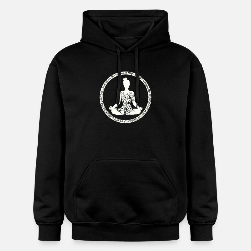 Yoga - Sweat à capuche Softstyle® Gildan Unisexe - noir