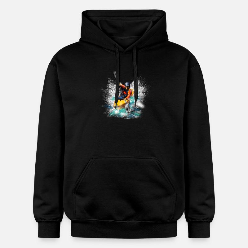 kayak - Sweat à capuche Softstyle® Gildan Unisexe - noir