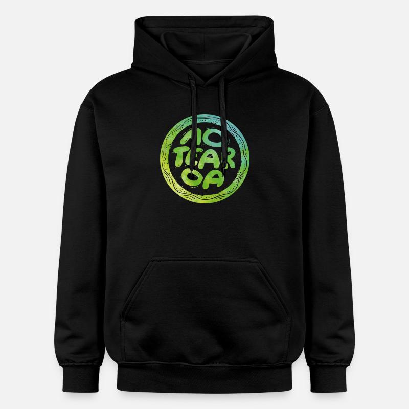 Lettering Aotearoa - Sweat à capuche Softstyle® Gildan Unisexe - noir