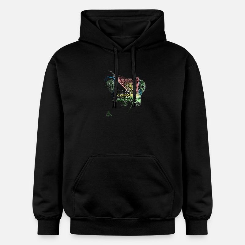 caméléon - Sweat à capuche Softstyle® Gildan Unisexe - noir