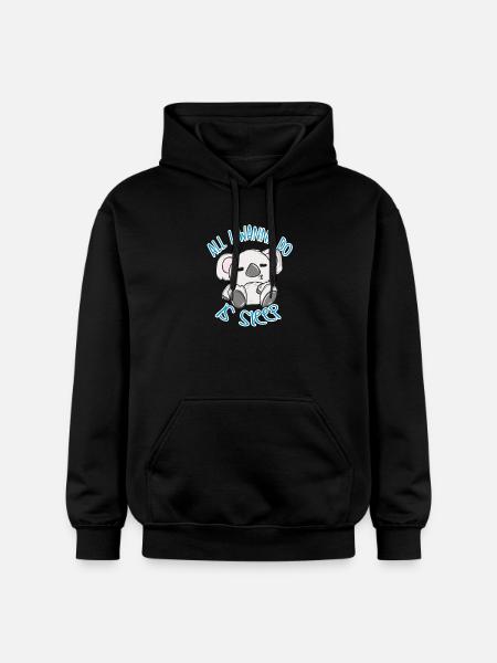 Koala - Sweat à capuche Softstyle® Gildan Unisexe - noir