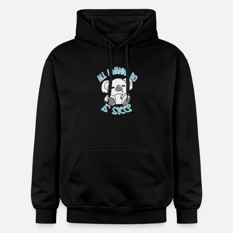 Koala - Sweat à capuche Softstyle® Gildan Unisexe - noir