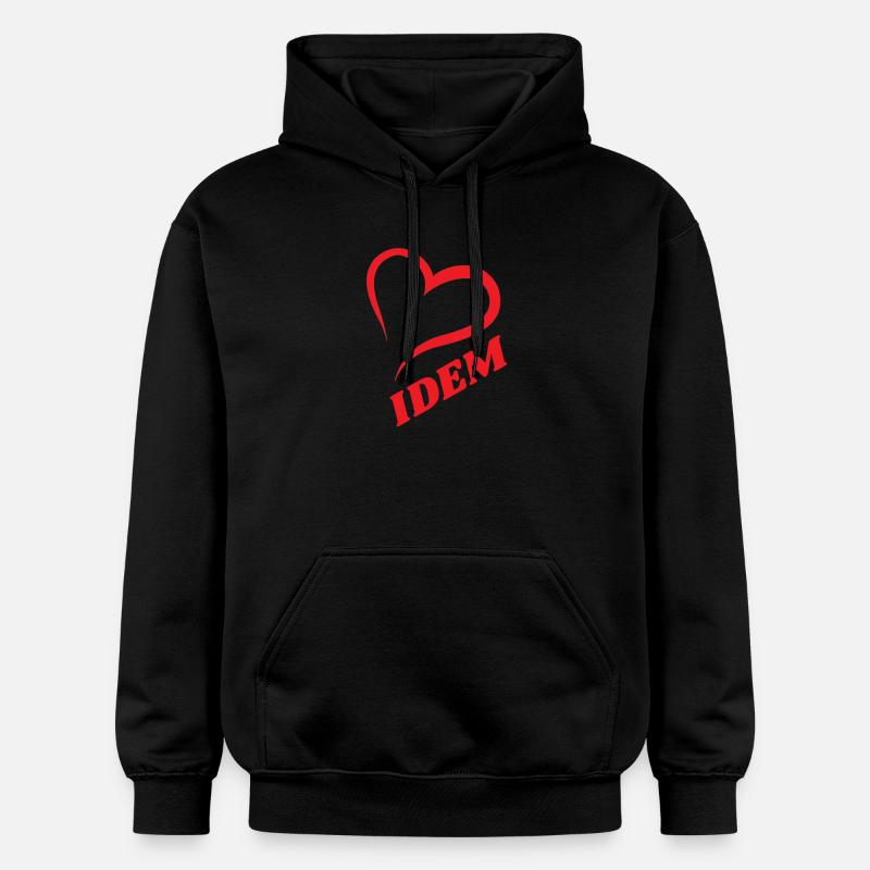 IDEM - Sweat à capuche Softstyle® Gildan Unisexe - noir