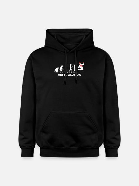 Abitur Abiturient Schulabschluss Evolution Abi - Gildan Unisex Softstyle® Midweight Hoodie - Schwarz