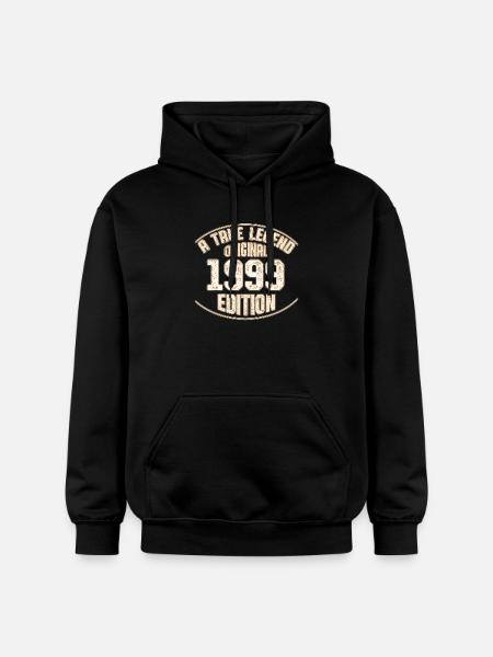 1999 Geburtsjahr - Gildan Unisex Softstyle® Midweight Hoodie - Schwarz