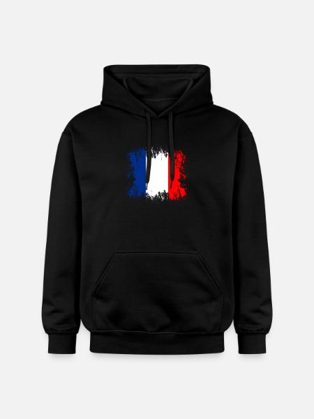 Frankreich - Frankreich - Gildan Unisex Softstyle® Midweight Hoodie - Schwarz