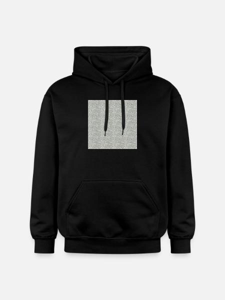 Gemusterter Granitstein in Grautönen - Gildan Unisex Softstyle® Midweight Hoodie - black