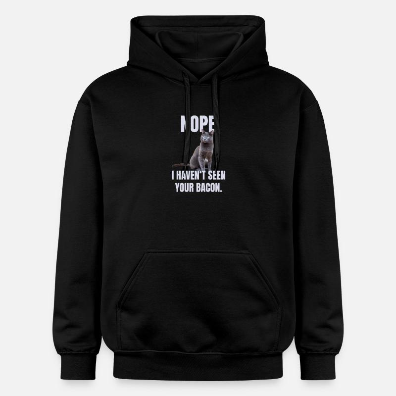 Chat marrant - Sweat à capuche Softstyle® Gildan Unisexe - noir