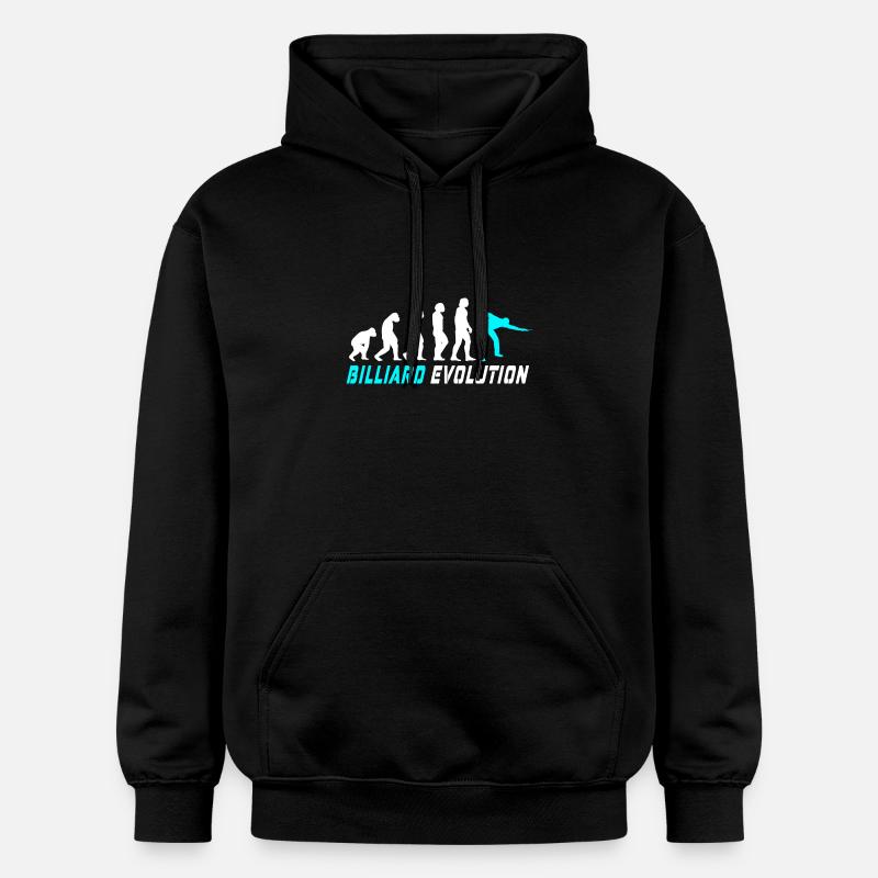 Billard Evolution Design / Geschenkidee - Gildan Unisex Softstyle® Midweight Hoodie - Schwarz