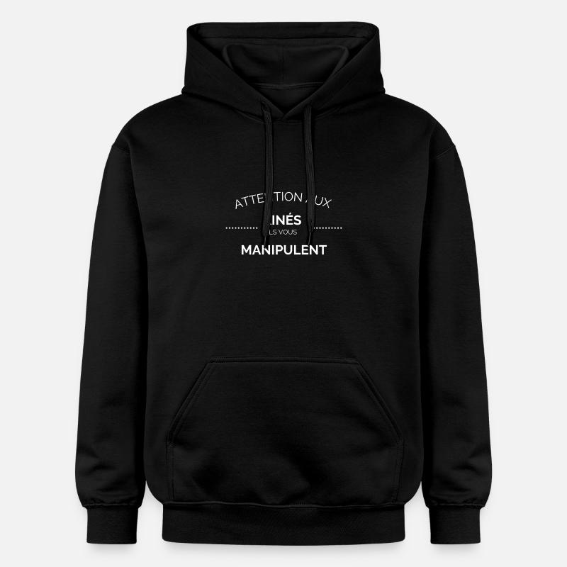 Les kinés vous manipulent ! - Sweat à capuche Softstyle® Gildan Unisexe - noir