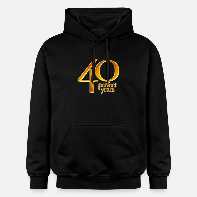 40e anniversaire - Sweat à capuche Softstyle® Gildan Unisexe - noir