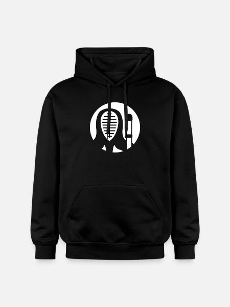 Kendo Kenjutsu SwordFight - Gildan Unisex Softstyle® Midweight Hoodie - black