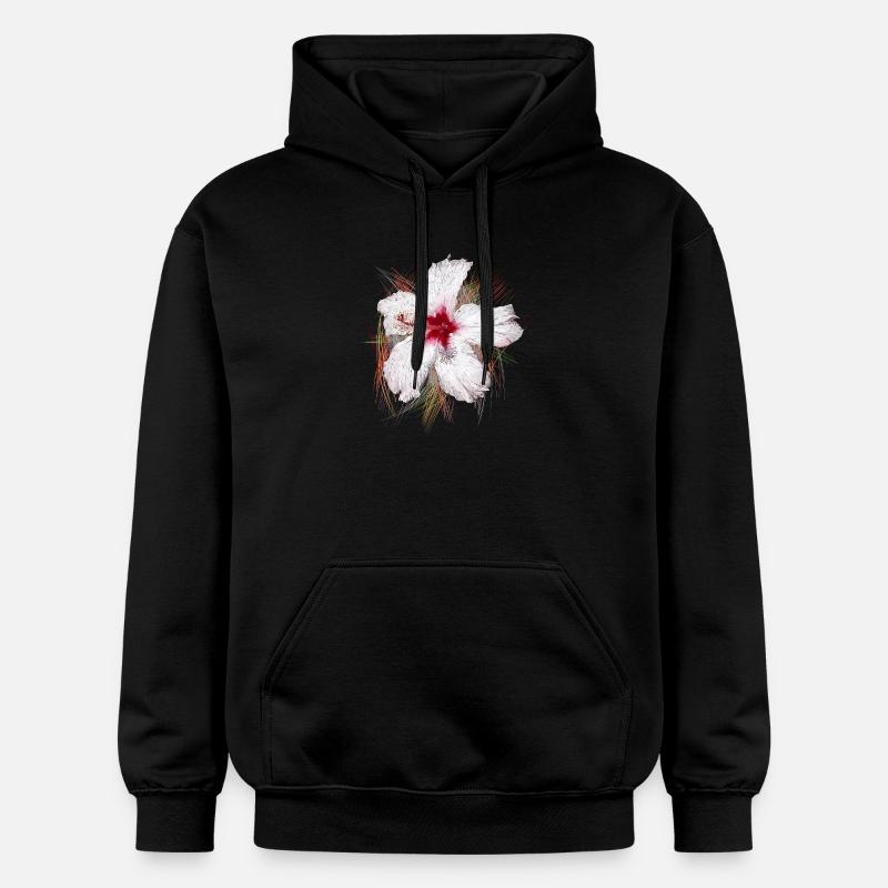 Flower - Sweat à capuche Softstyle® Gildan Unisexe - noir