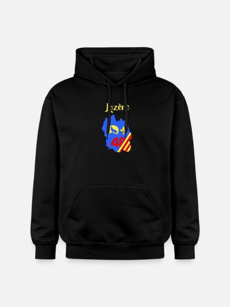 Lozère - Sweat à capuche Softstyle® Gildan Unisexe - noir