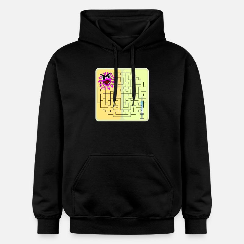 Riddle Virus - Sweat à capuche Softstyle® Gildan Unisexe - noir