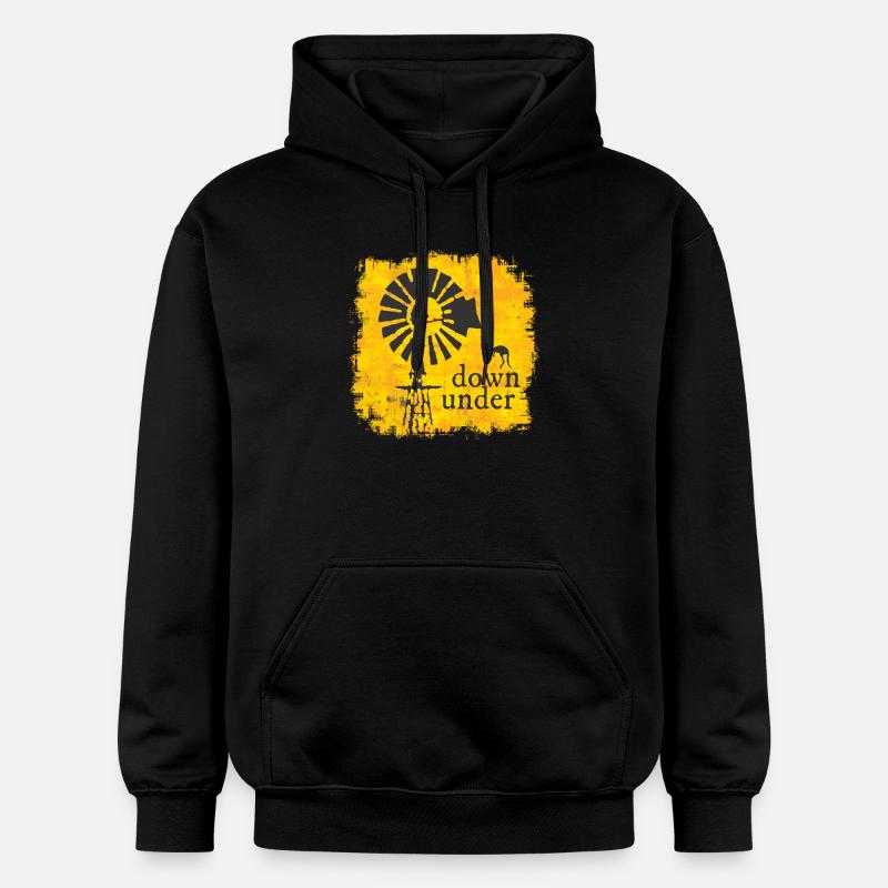 Australie - Sweat à capuche Softstyle® Gildan Unisexe - noir