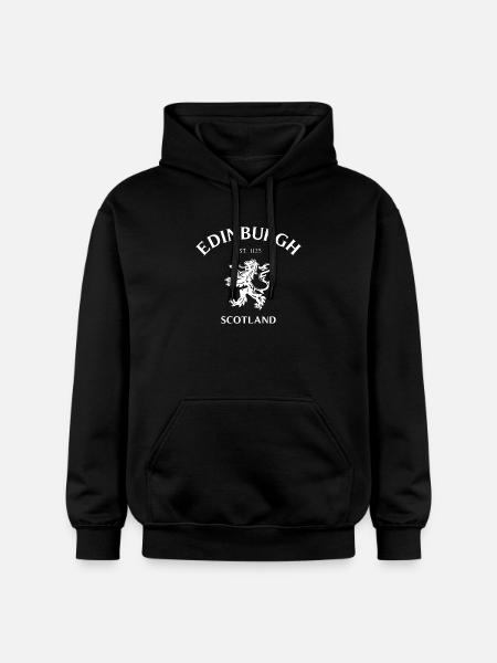 EDINBURGH Scotland - Gildan Unisex Softstyle® Midweight Hoodie - black