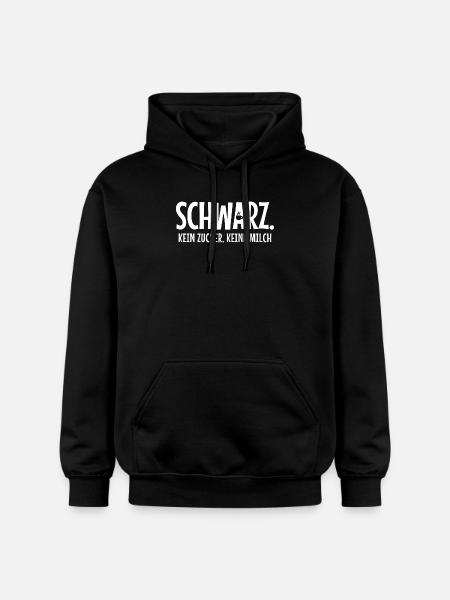 Kaffeetasse Kaffee Kaffeeliebhaber Statement - Gildan Unisex Softstyle® Midweight Hoodie - Schwarz
