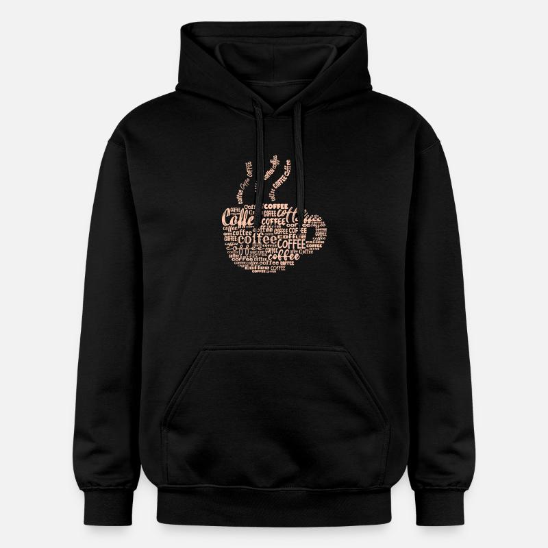 Kaffeeliebhaber Kaffee Spruch Kaffeetrinker - Gildan Unisex Softstyle® Midweight Hoodie - Schwarz
