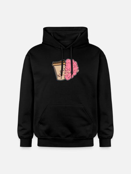Kaffee Trinken Kaffeeliebhaber Kaffeetrinker - Gildan Unisex Softstyle® Midweight Hoodie - Schwarz