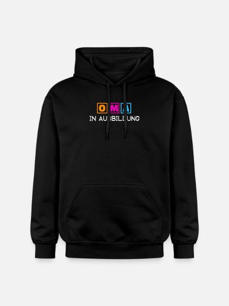 Alte Frau Statement Großmutter Oma Rentnerin - Gildan Unisex Softstyle® Midweight Hoodie - Schwarz