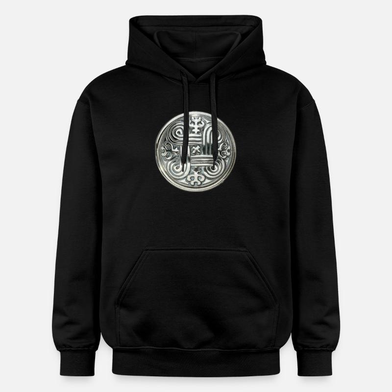 Ornement en argent Kaleva - Sweat à capuche Softstyle® Gildan Unisexe - noir