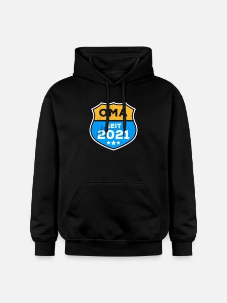 Seniorin Oma Großmutter Statement Ruhestand - Gildan Unisex Softstyle® Midweight Hoodie - Schwarz