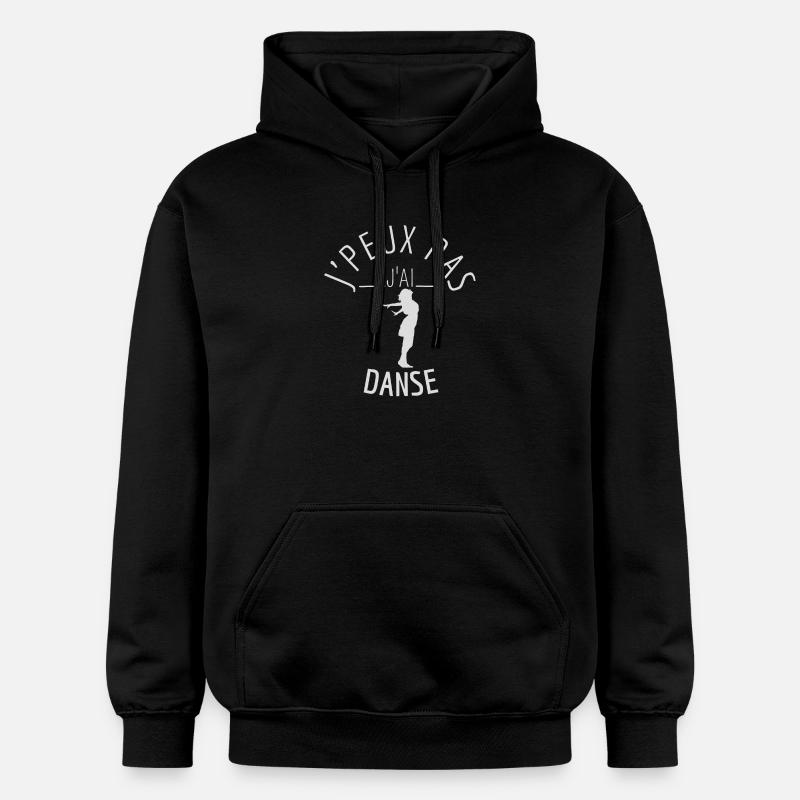 J'Peux Pas J'Ai Danse - Sweat à capuche Softstyle® Gildan Unisexe - noir