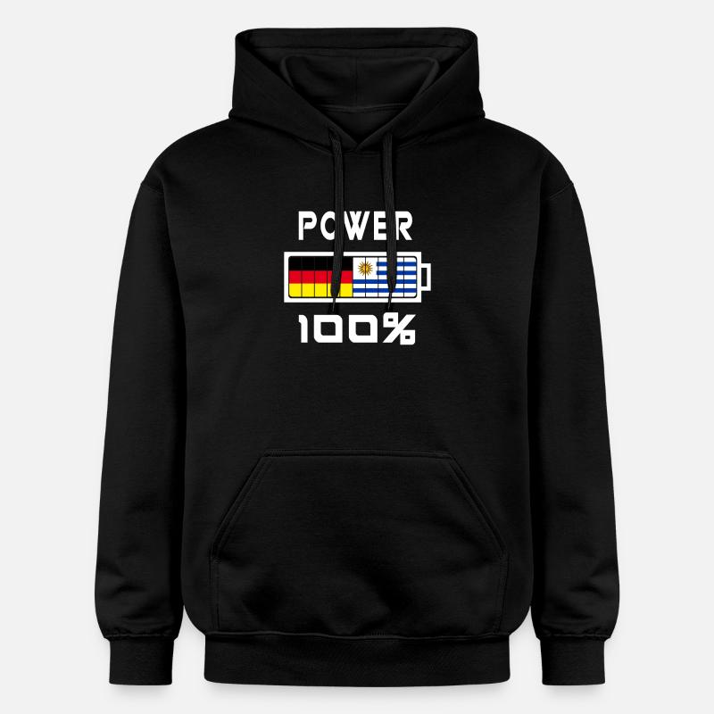 Allemagne et Uruguay Power 100% - Sweat à capuche Softstyle® Gildan Unisexe - noir