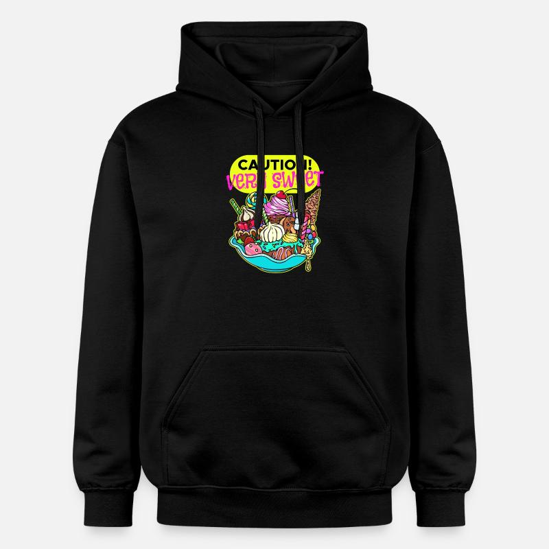Chocolate Sweets Dessert Candy Statement - Sweat à capuche Softstyle® Gildan Unisexe - noir