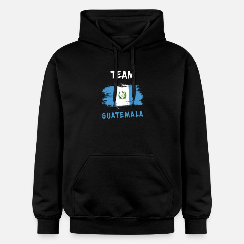 Équipe Guatemala Flag Design - Sweat à capuche Softstyle® Gildan Unisexe - noir