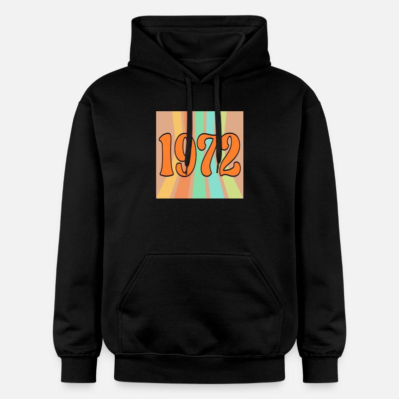 Année de naissance 1972 - Sweat à capuche Softstyle® Gildan Unisexe - noir