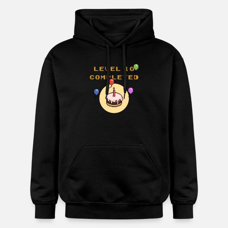 Anniversaire Level 10 - Sweat à capuche Softstyle® Gildan Unisexe - noir