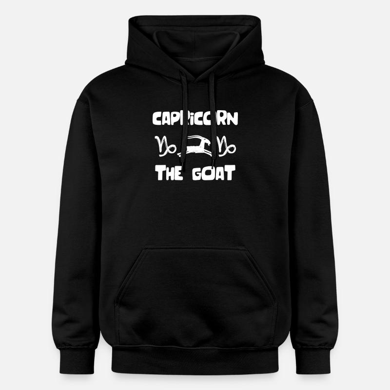 Tierkreiszeichen Statement Steinbock Horoskop - Gildan Unisex Softstyle® Midweight Hoodie - Schwarz