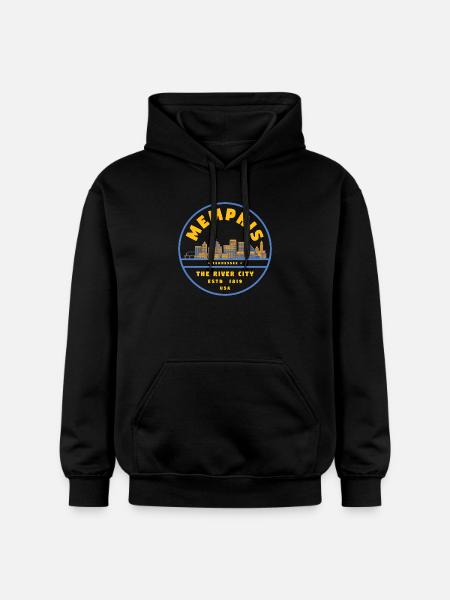 Memphis USA - Gildan Unisex Softstyle® Midweight Hoodie - black