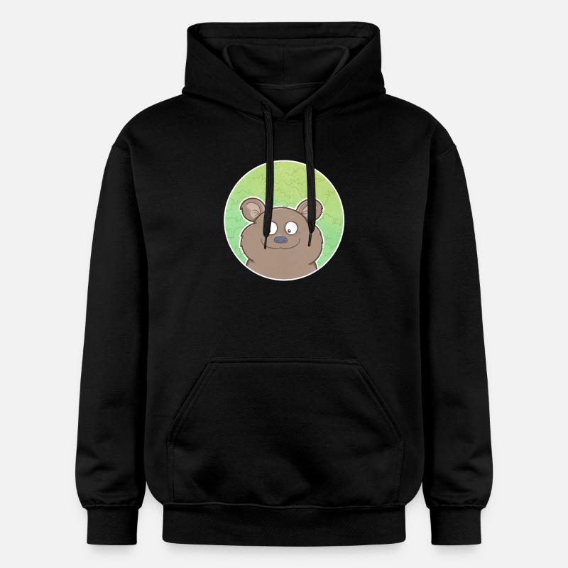 Ours - Sweat à capuche Softstyle® Gildan Unisexe - noir