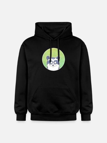 Raton laveur - Sweat à capuche Softstyle® Gildan Unisexe - noir
