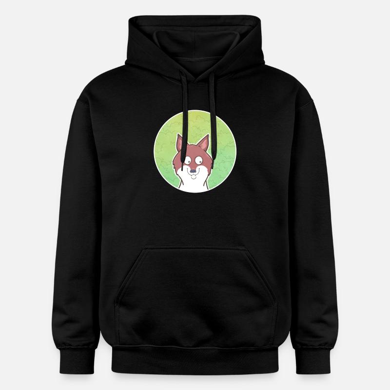 Fuchs - Gildan Unisex Softstyle® Midweight Hoodie - Schwarz