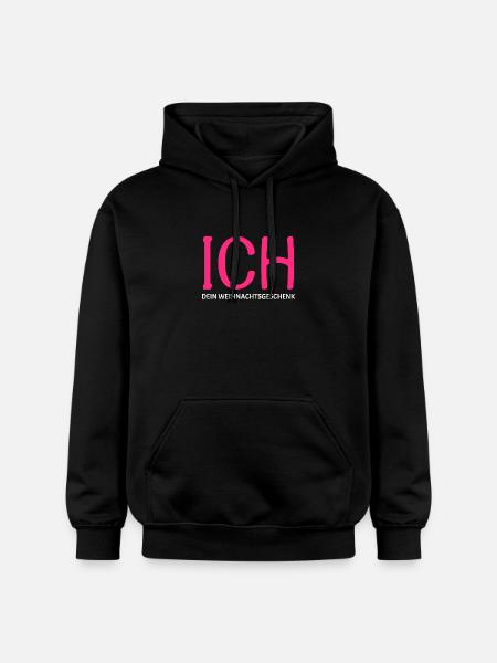 Ich Dein Weihnachtsgeschenk - Gildan Unisex Softstyle® Midweight Hoodie - Schwarz