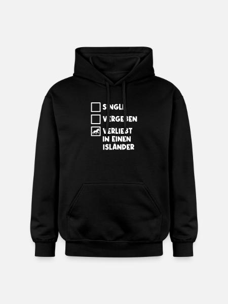 Islandpferde Pferdeliebe Statement Pferdenarr - Gildan Unisex Softstyle® Midweight Hoodie - Schwarz