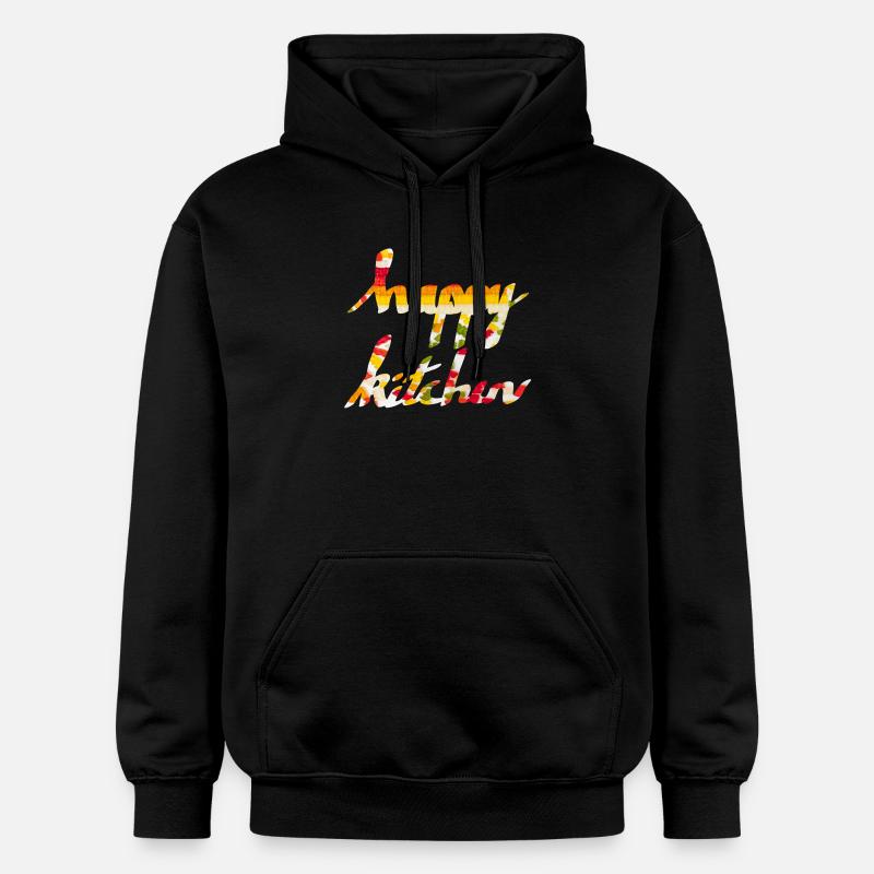 Cuisine heureuse - Sweat à capuche Softstyle® Gildan Unisexe - noir